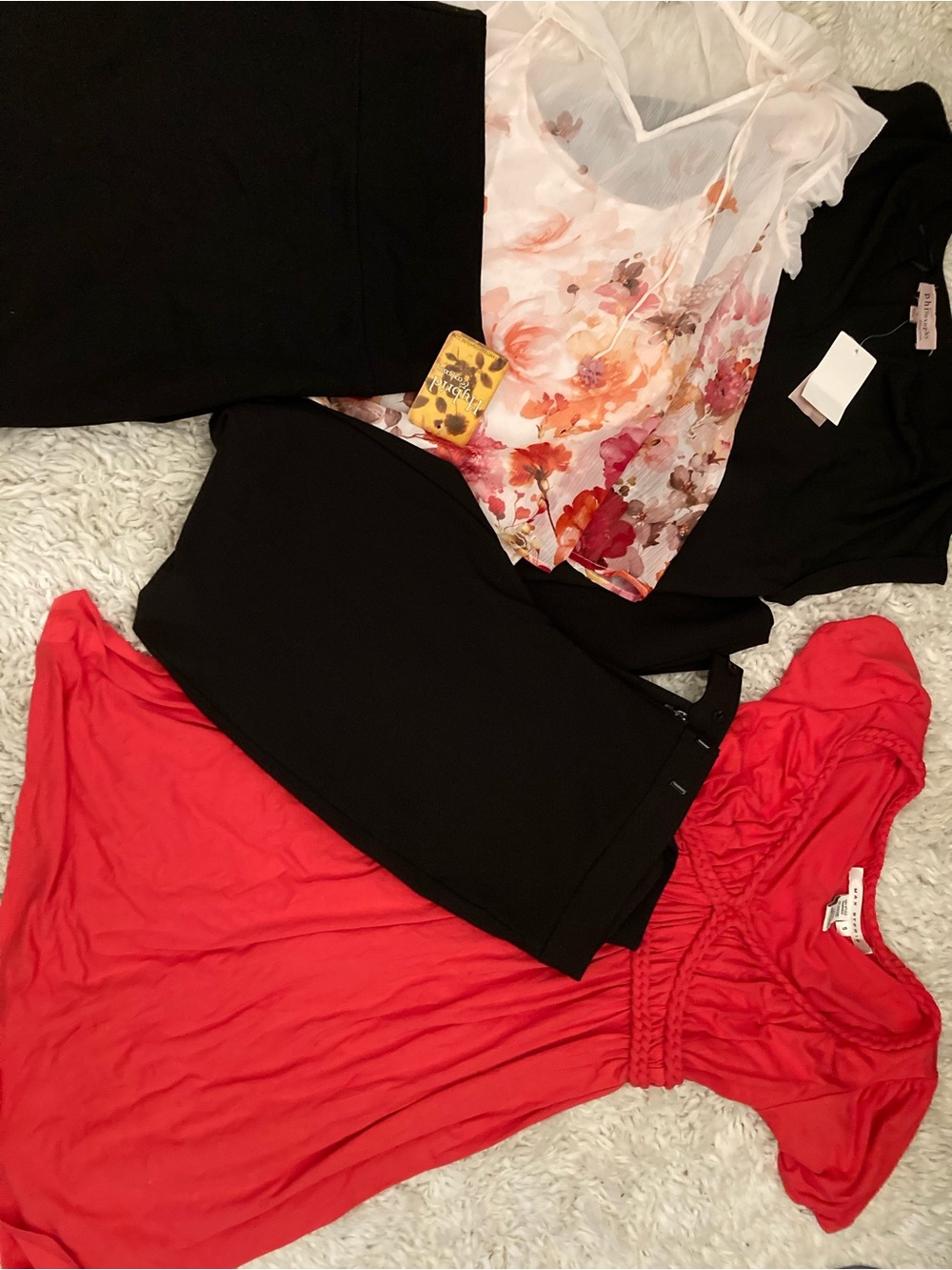 Women’s lot of 5 work wear, blouses, dress, skirt